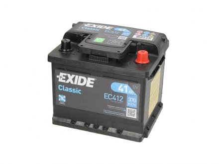 Акумулятор 41Ah 370A EXIDE EC412