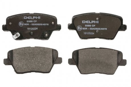 Тормозные колодки, дисковые. DELPHI LP3386 (фото 1)