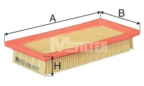 Фільтр повітря MFILTER K 1054