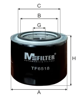 Фильтр масляный MFILTER TF6518