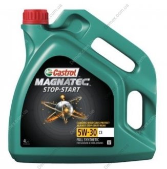 Моторное масло MAGNATEC STOP-START 5W-30 C3 4л CASTROL 5W30 M SS C3 4L (фото 1)