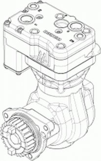 Компрессор сжатого воздуха WABCO 912 117 000 0