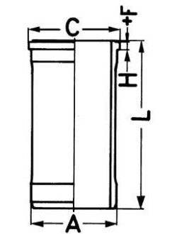 Гільза циліндра KOLBENSCHMIDT 88 850 110