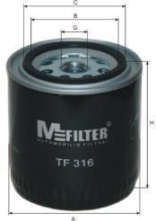Фільтр оливний M-FILTER MFILTER TF316