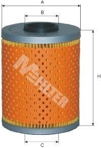 Фільтр оливний (фільтр-патрон) M-FILTER MFILTER TE603