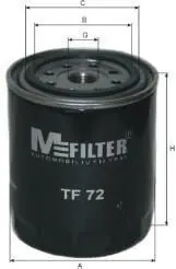 Фільтр масляний MFILTER TF72