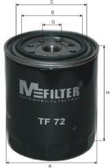Фільтр масляний MFILTER TF72 (фото 1)