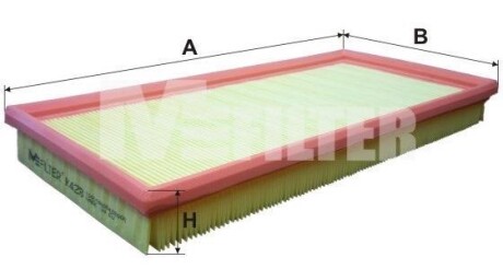 Фільтр повітря MFILTER K428