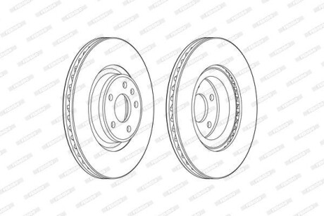 Гальмівний диск FERODO DDF2597C-1