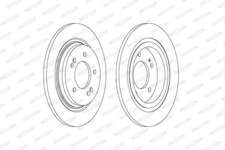 Тормозной диск FERODO DDF2604C