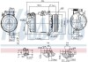 Компрессор BMW Z4 E85-E86 (02-) 2.5 i NISSENS 89483 (фото 1)