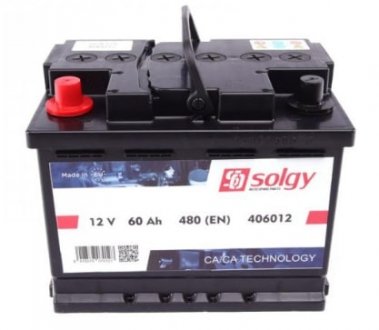 Акумулятор 6СТ-60 SOLGY 406012 (фото 1)