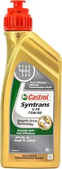 Масло трансмиссионное Syntrans V FE 75W-80 CASTROL 75W80 S VFE 1L