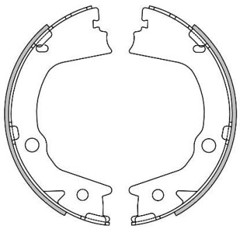 Колодки тормозные барабанные REMSA 4602.00