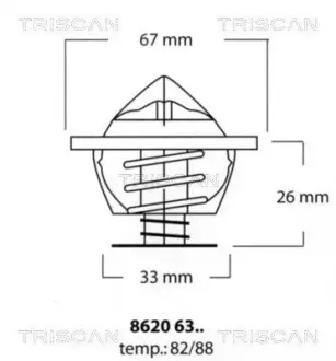 Термостат TRISCAN 86206382