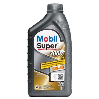 Олива моторна Super 3000 X1 5W-40, 1л. MOBIL 152567