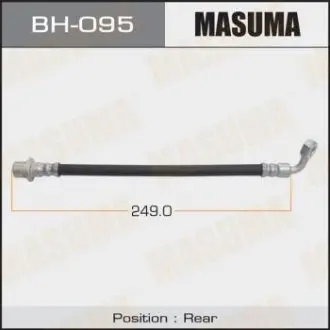 Фото запчастини Шланг гальмівний T- /rear/ Land Cruiser Prado ##J9#, Land Cruiser ##J10# RH MASUMA BH095 Шланг гальмівний T- /rear/ Land Cruiser Prado ##J9#, Land Cruiser ##J10# RH MASUMA BH095