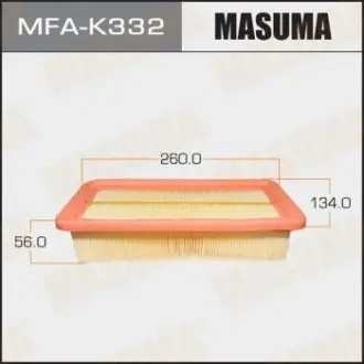 Воздушный фильтр A9608PU LHD KIA/ RIO/ V1400, V1600 06- (1/40) MASUMA MFAK332
