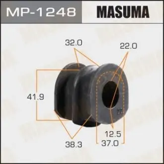 Втулка стабілізатора /rear/ G37, EX35/CV36, J50 [уп.2] MASUMA MP1248