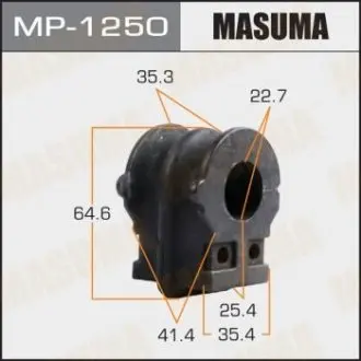 Втулка стабілізатора /front/ TEANA / L33R [уп.2] MASUMA MP1250