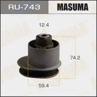 Фото запчастини Сайлентблок DEMIO, VERISA / DY3W, DC5R rear MASUMA RU743 Сайлентблок DEMIO, VERISA / DY3W, DC5R rear MASUMA RU743