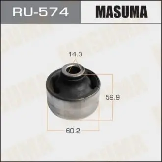 Сайлентблок переднього важеля задній Mitsubishi Grandis (04-10) (RU-574) MASUMA RU574