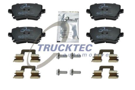 Колодки задні, (тип TRW) 04- (L=105mm) TRUCKTEC TRUCKTEC AUTOMOTIVE 07.35.138