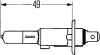 Автолампа Behr 70 W 24 V прозора HELLA 8GH002089-251 (фото 2)