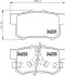 Гальмівні колодки зад. Honda Accord VIII/CR-V 01-06 08- (akebono) PAGID HELLA 8DB355012-061 (фото 2)
