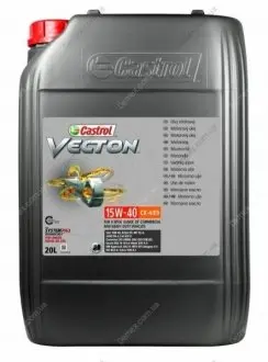 Моторное масло VECTON 15W40 CK-4/E9 20л CASTROL VECTON 15W40 CK-4/E9 20L
