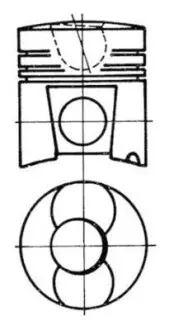 Поршень KOLBENSCHMIDT 93 224 600