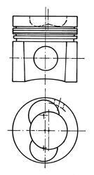 Поршень KOLBENSCHMIDT 94 412 600