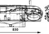 Радиатор печки, MB ATEGO MAHLE AH 172 000P MAHLE\KNECHT AH172000P (фото 2)