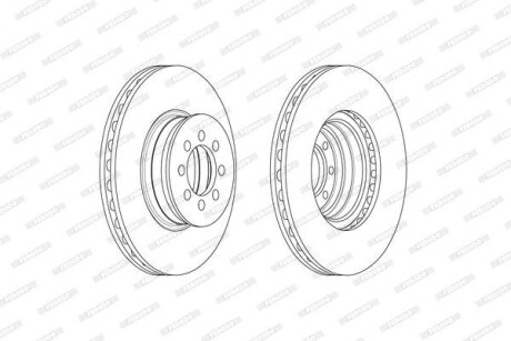 Гальмівний диск FERODO FCR335A