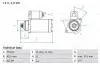 Стартер BOSCH 0 986 025 350 (фото 1)