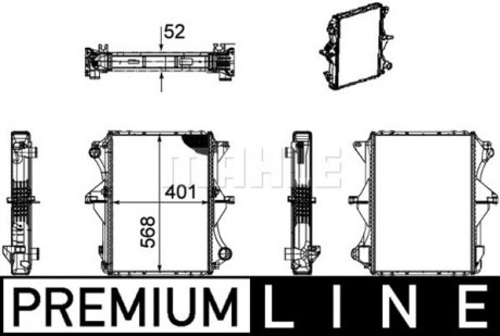 Радиатор MAHLE MAHLE\KNECHT CR1169000P