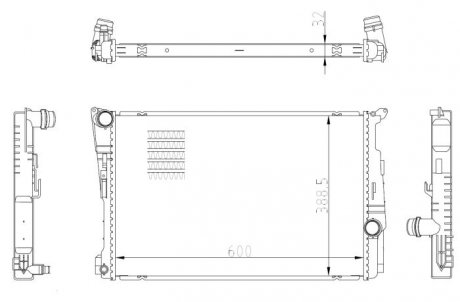 Радиатор NRF 59228