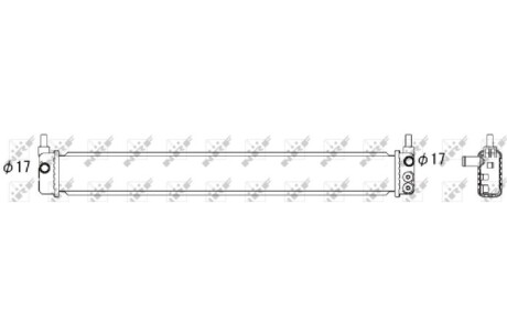 Радиатор охлаждения двигателя NRF 59175
