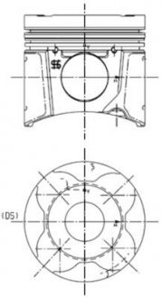 Поршень KOLBENSCHMIDT 99 662 600 (фото 1)