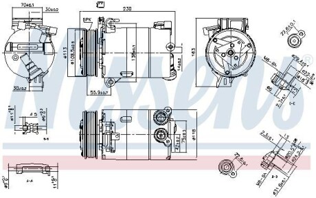 Компрессор кондиционера NI NISSENS 890213