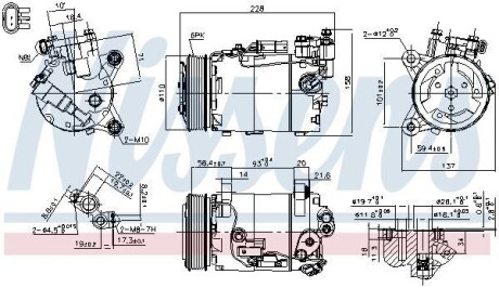 Компресор кондиціонера NISSENS 890601