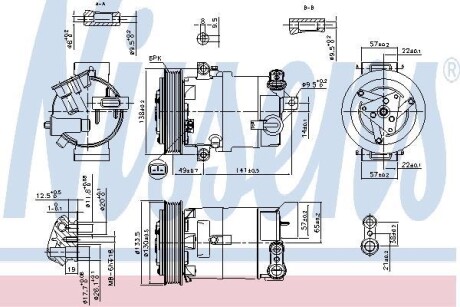 Компрессор кондиционера NISSENS 890057