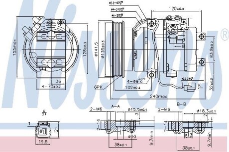 Компрессор кондиционера NISSENS 890017