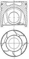 Поршень 0.50 NURAL 87-136507-65