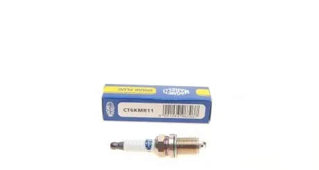 Свеча зажигания CT6KMR11 CHEVROLET AVEO, LACETTI, DAEWOO LANOS MagnetiMarelli MAGNETI MARELLI 062000782304 (фото 1)