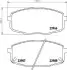 Колодки тормозные дисковые передние Hyundai i30/Kia Ceed 1.4, 1.6, 2.0 (07-) NISSHINBO NP6023 (фото 1)