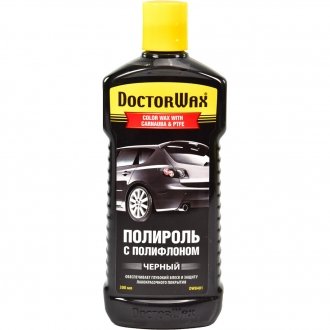 Поліроль для кузова DoctorWax (чорний) 300 мл DOCTOR WAX DW8401