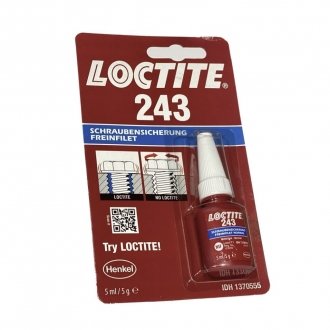 Герметик 5 мл LOCTITE 243 5ML (фото 1)