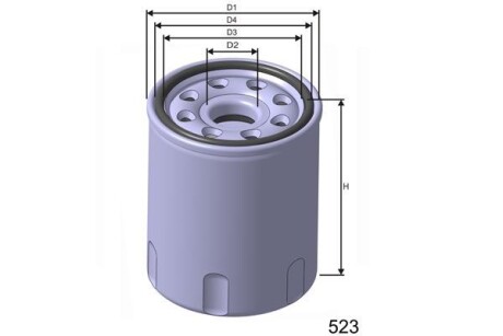 Фільтр масляний MISFAT Z265