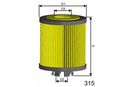 Фільтр масляний MISFAT L012